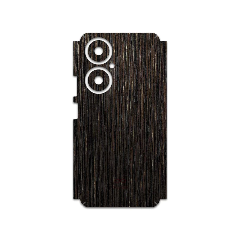 برچسب پوششی ماهوت مدل Dark-Gold-Stripes-Wood مناسب برای گوشی موبایل هوآوی Nova 11i