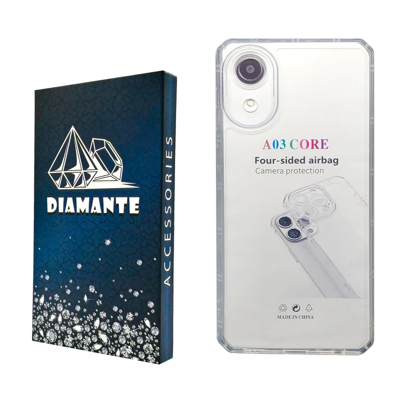 کاور دیامانته مدل Nahid Navy مناسب برای گوشی موبایل سامسونگ Galaxy A03 Core