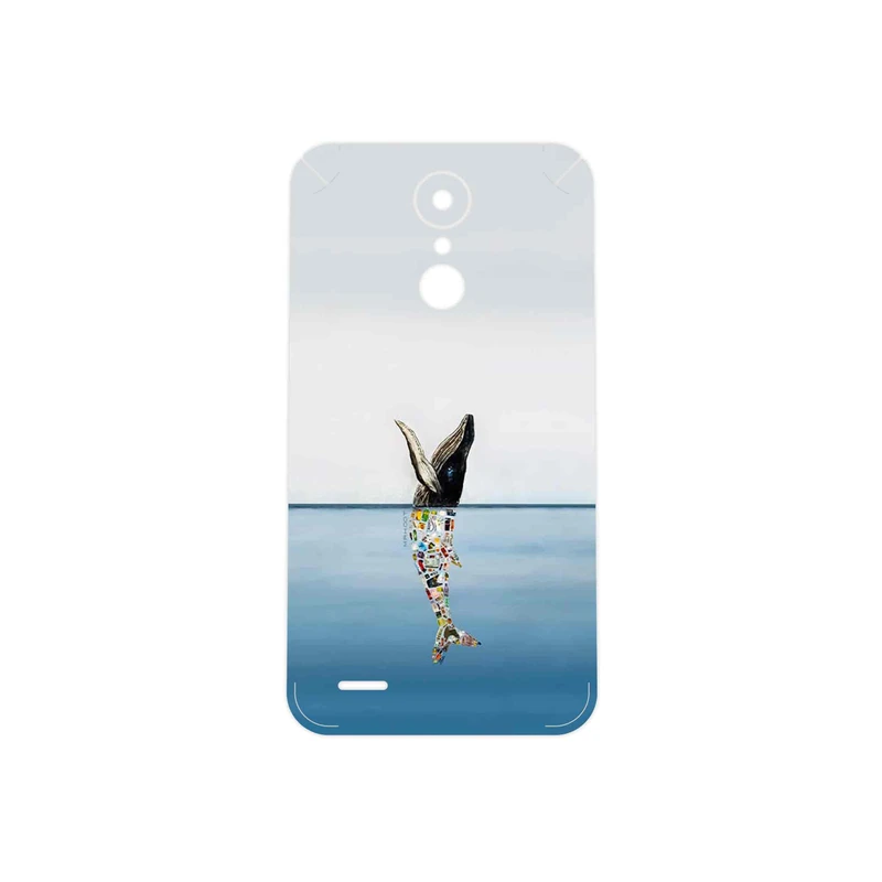 برچسب پوششی ماهوت مدل Collage of Sea Trash مناسب برای گوشی موبایل ال جی K10 2017