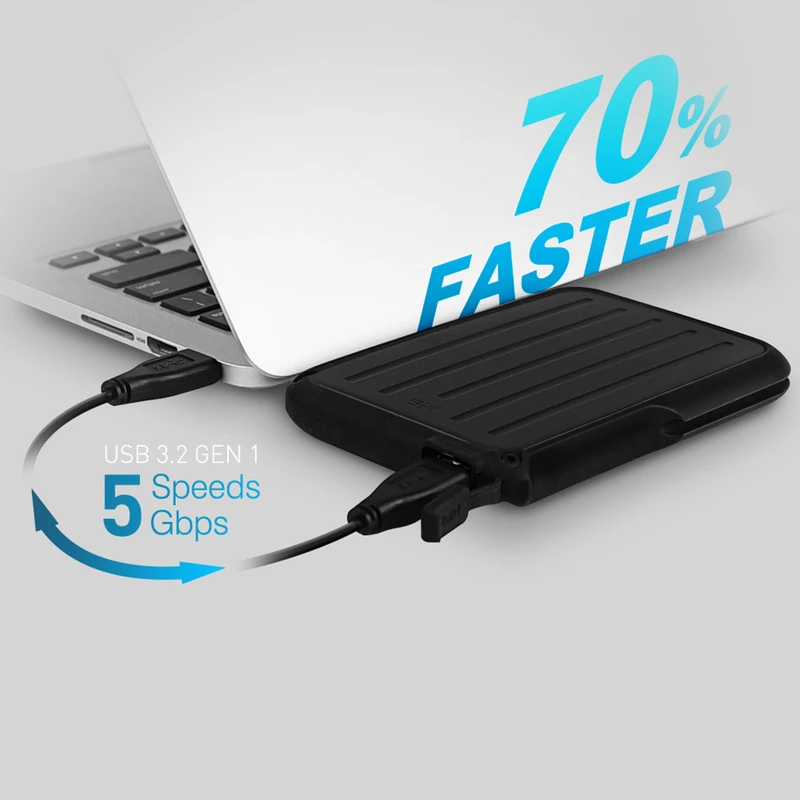 عکس شماره 12 : هارد اکسترنال سیلیکون پاور مدل armor a66 ظرفیت 4 ترابایت