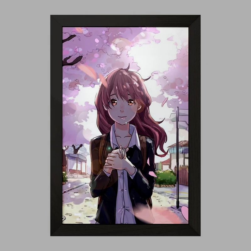 تابلو خندالو مدل شوکو نیشیمیا انیمه سایلنت ویس A Silent Voice  کد 15787