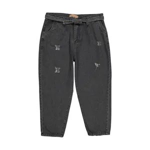 شلوار جین زنانه مدل مام استایل کد 32043