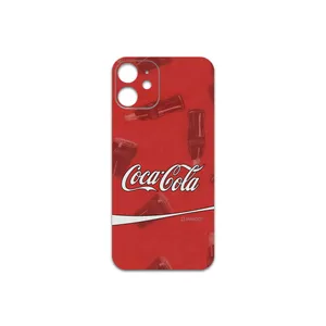 MAHOOT Coca-Cola-Logo Cover Sticker for Apple iPhone 12 mini