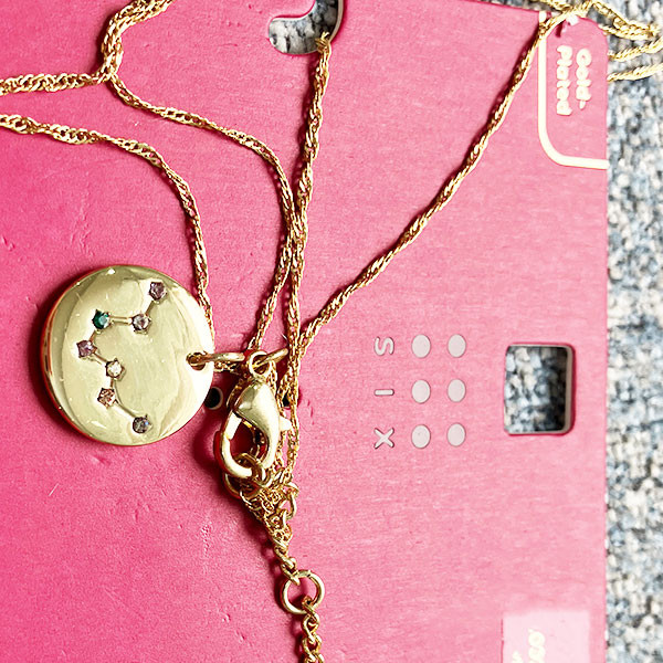 گردنبند زنانه سیکس مدل ماه تولد