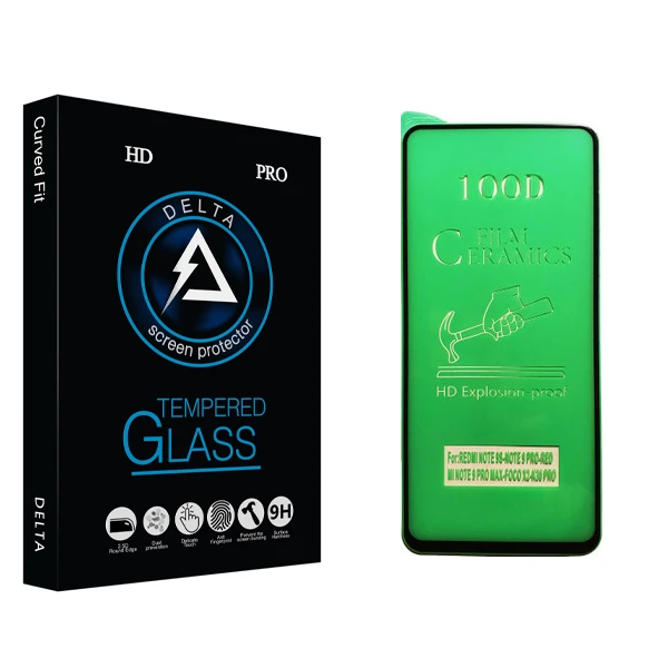 محافظ صفحه نمایش سرامیکی دلتا مدل HD مناسب برای گوشی موبایل شیائومی Redmi Note 9s