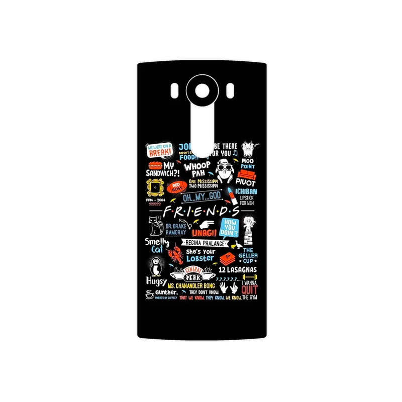 برچسب پوششی ماهوت مدل Friends 2 مناسب برای گوشی موبایل ال جی V10