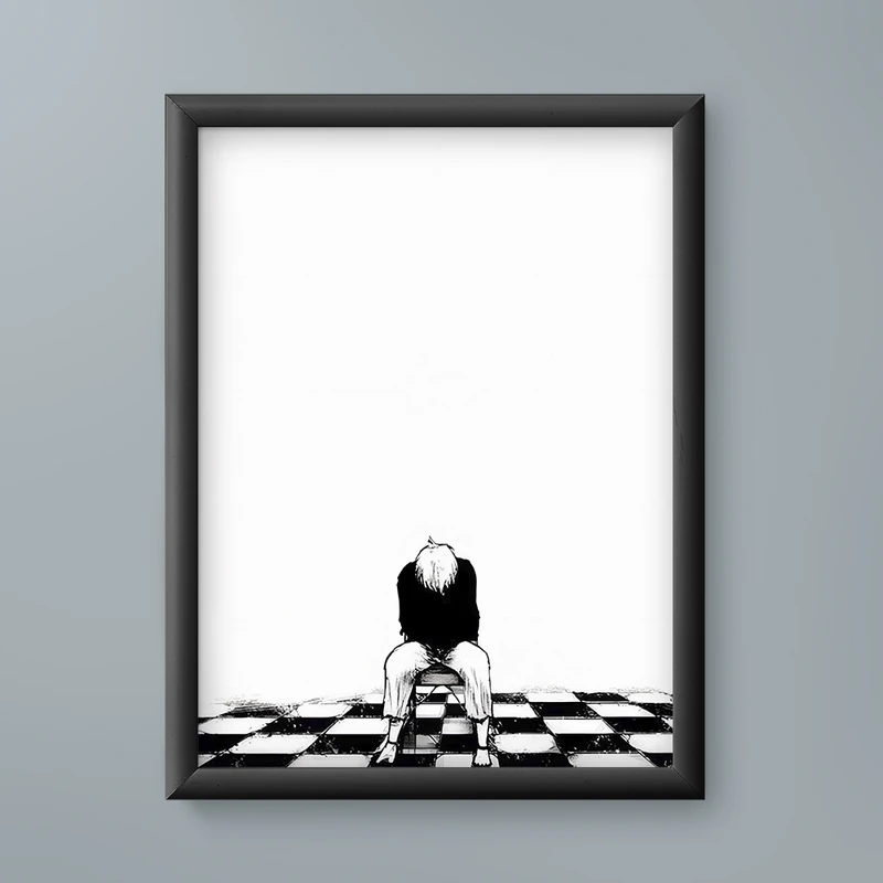 تابلو مدل انیمه کن کانکی توکیو غول Ken Kaneki Tokyo Ghoul anime 10