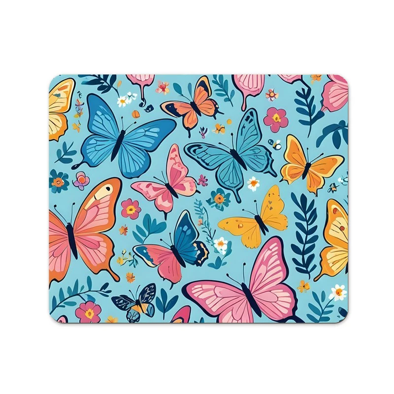 ماوس پد پاد آفرین طرح پروانه کد 678 سایز 19*24 سانتی متر