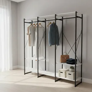 رگال لباس دیزم مدل مونتاژی RGL_180×180_W طول 180 سانتی متر