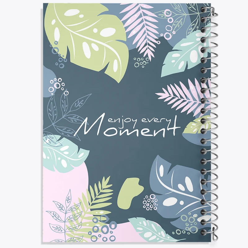 دفتر نت موسیقی 50 برگ خندالو مدل مینیمال گل کد N1334