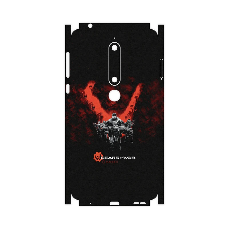 برچسب پوششی ماهوت مدل GEARS-OF-WAR-Game-FullSkin مناسب برای گوشی موبایل نوکیا 6.1