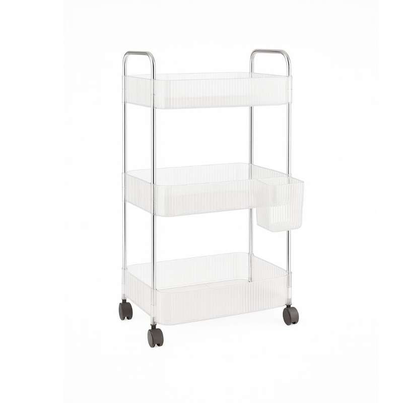 ترولی کوچک مدل ۳ طبقه چرخدار ترولی کوچک مدل ۳ طبقه چرخدار