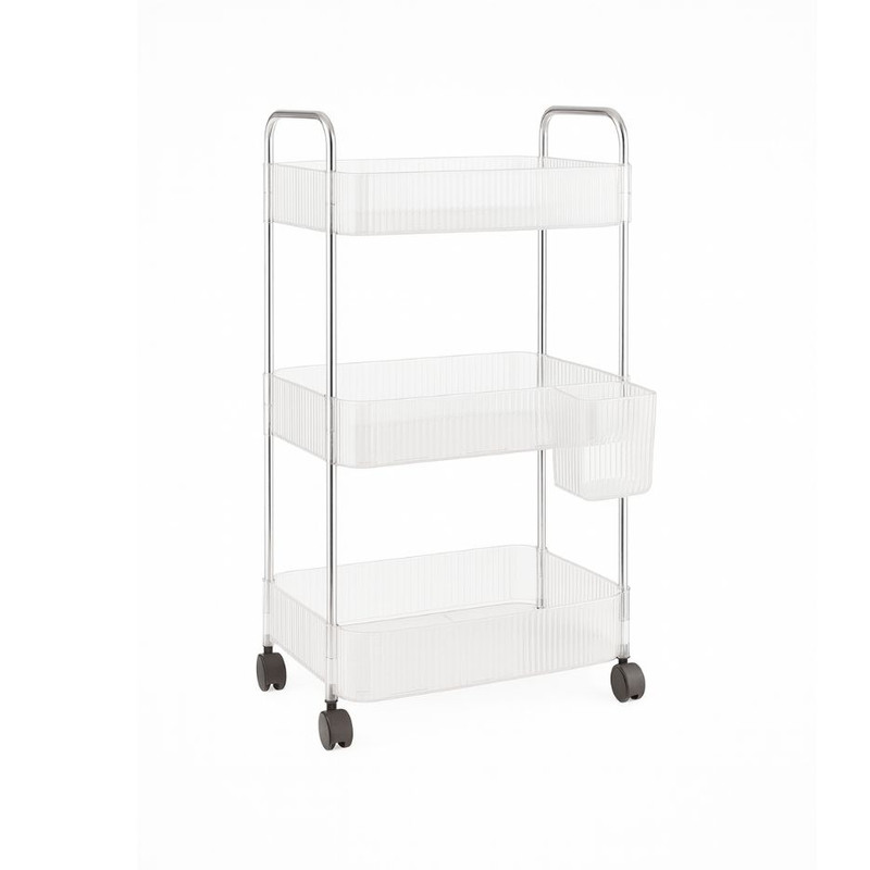 ترولی کوچک مدل ۳ طبقه چرخدار ترولی کوچک مدل ۳ طبقه چرخدار