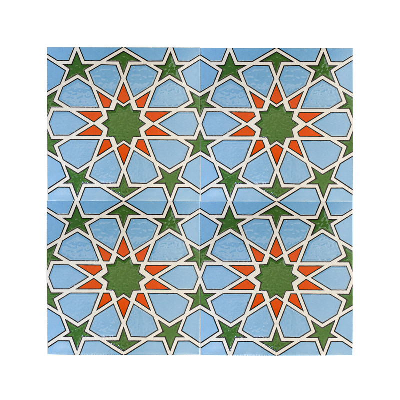 کاشی مدل سنتی هفت‌رنگ کد 3_120
