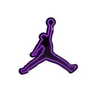 چراغ دیواری نئون دیزاین طرح Jordan-BL_PR