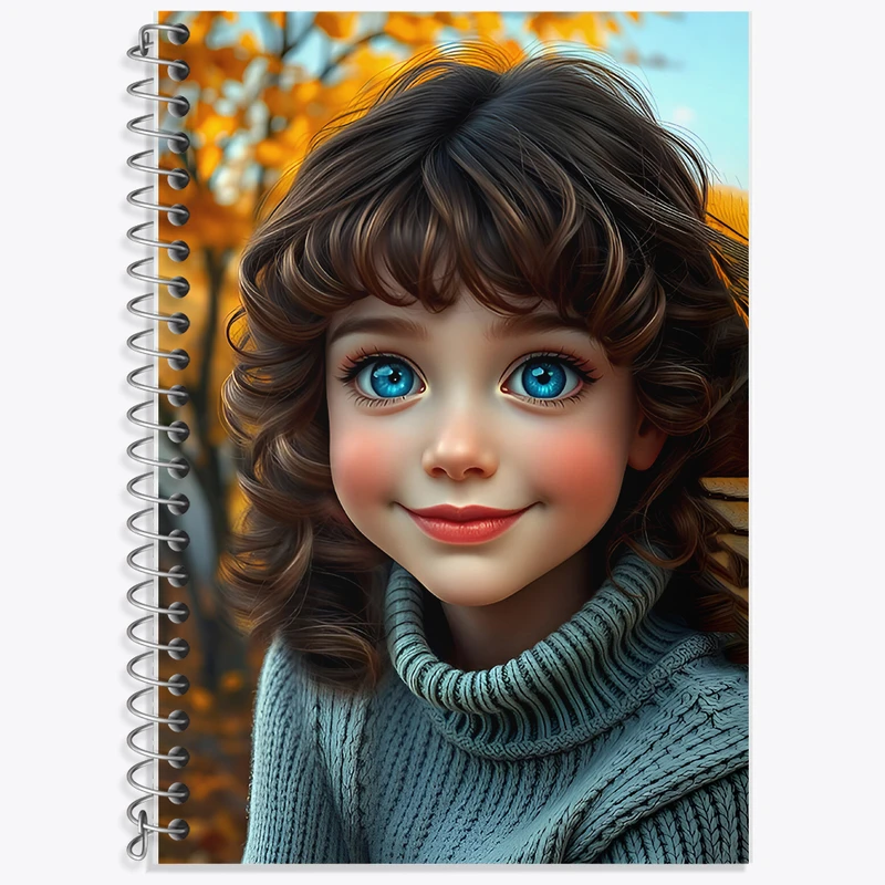 دفتر لغت 50 برگ خندالو طرح دخترانه کد F8432