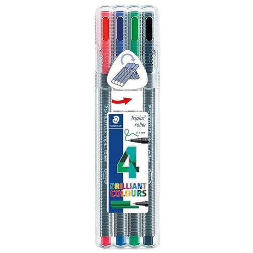 روان نویس استدلر مدل تریپلاس رولر بسته 4 عددی