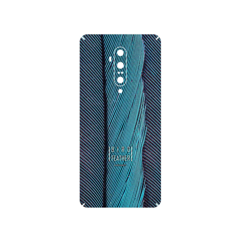 برچسب پوششی ماهوت مدل Turquoise feathers مناسب برای گوشی موبایل وان پلاس 7T Pro