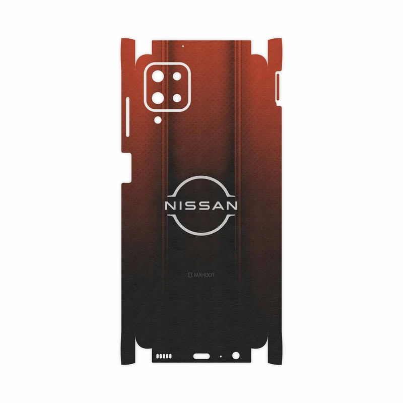 برچسب پوششی ماهوت مدل Nissan-Logo-FullSkin مناسب برای گوشی موبایل سامسونگ Galaxy A12 Nacho
