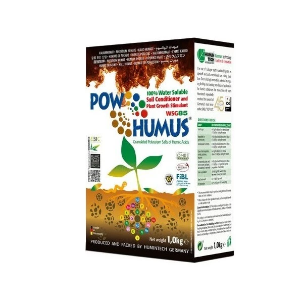 کود اسید هیومیک پوهوموس مدل WSG 85 وزن یک کیلوگرم