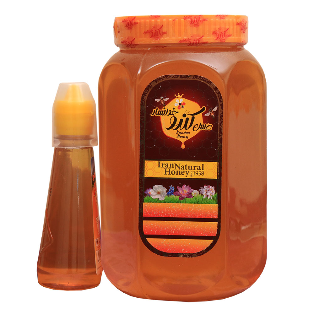 عسل کندو خوانسار - 2 کیلوگرم به همراه عسل کندو خوانسار - 300 گرم