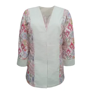 مانتو کتی زنانه مدل کوک دوزی 01