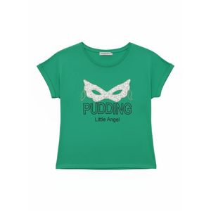 تی‌شرت آستین کوتاه زنانه مدل نگین دار