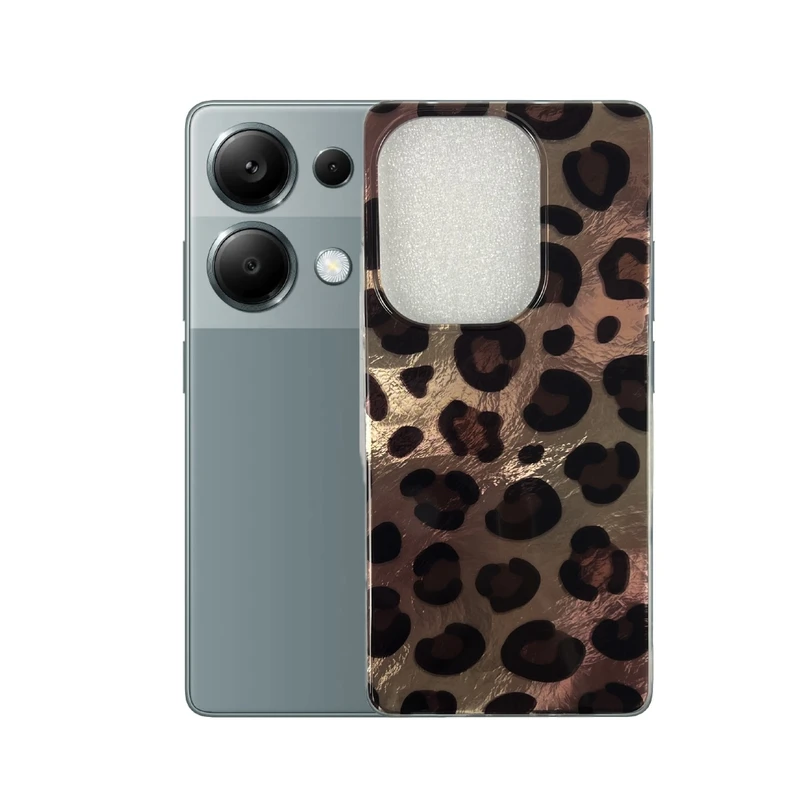 کاور‌ طرح پلنگی مناسب برای گوشی موبایل شیائومی Redmi Note 13 Pro 4g