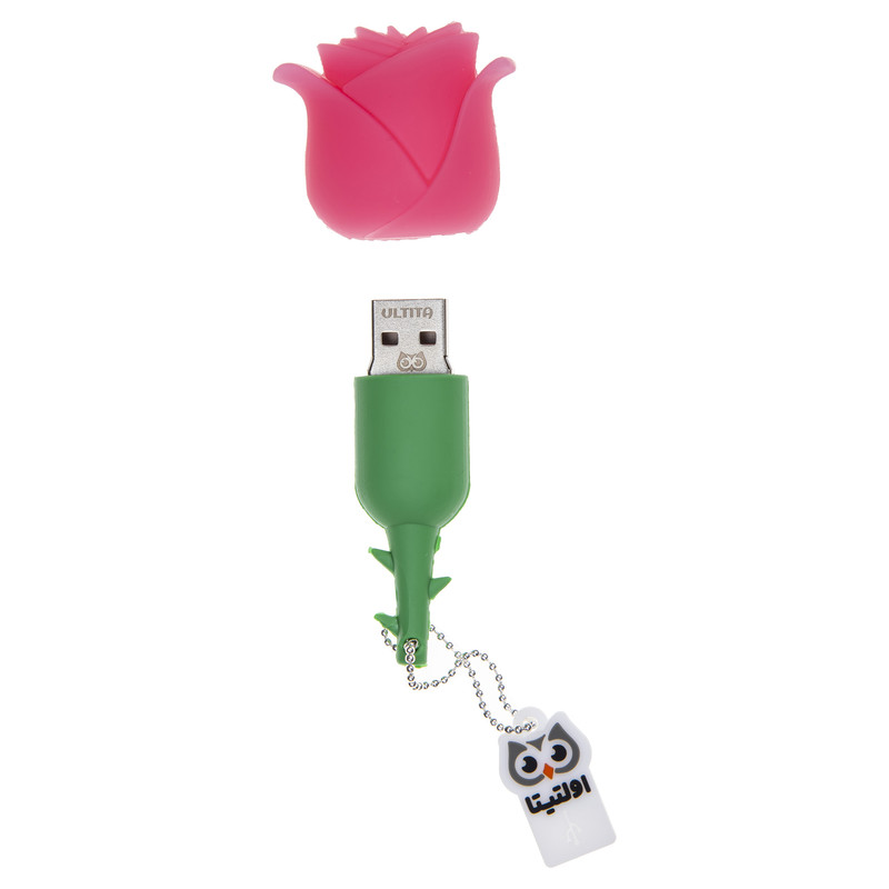فلش مموری  Usb 2.0 اولتیتا مدل گل رز  ظرفیت 64 گیگابایت