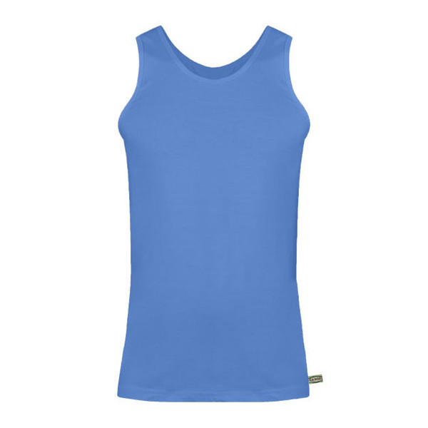 زیرپوش رکابی مردانه سابد مدل نخی رنگ آبی روشن