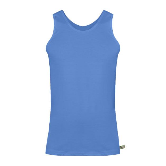 زیرپوش رکابی مردانه سابد مدل نخی رنگ آبی روشن -  - 2