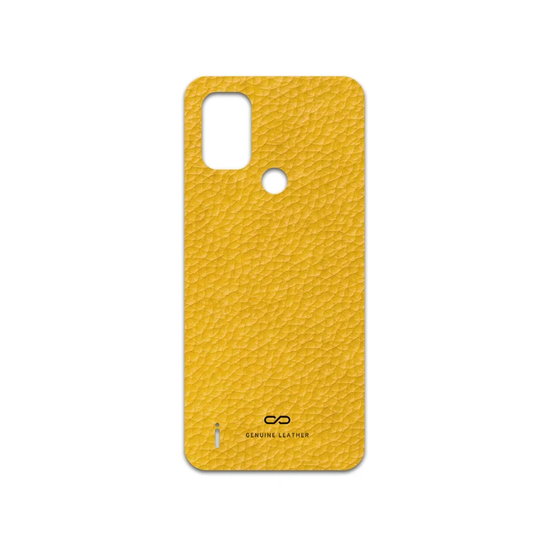برچسب پوششی ماهوت مدل Mustard-Leather مناسب برای گوشی موبایل نوکیا C31
