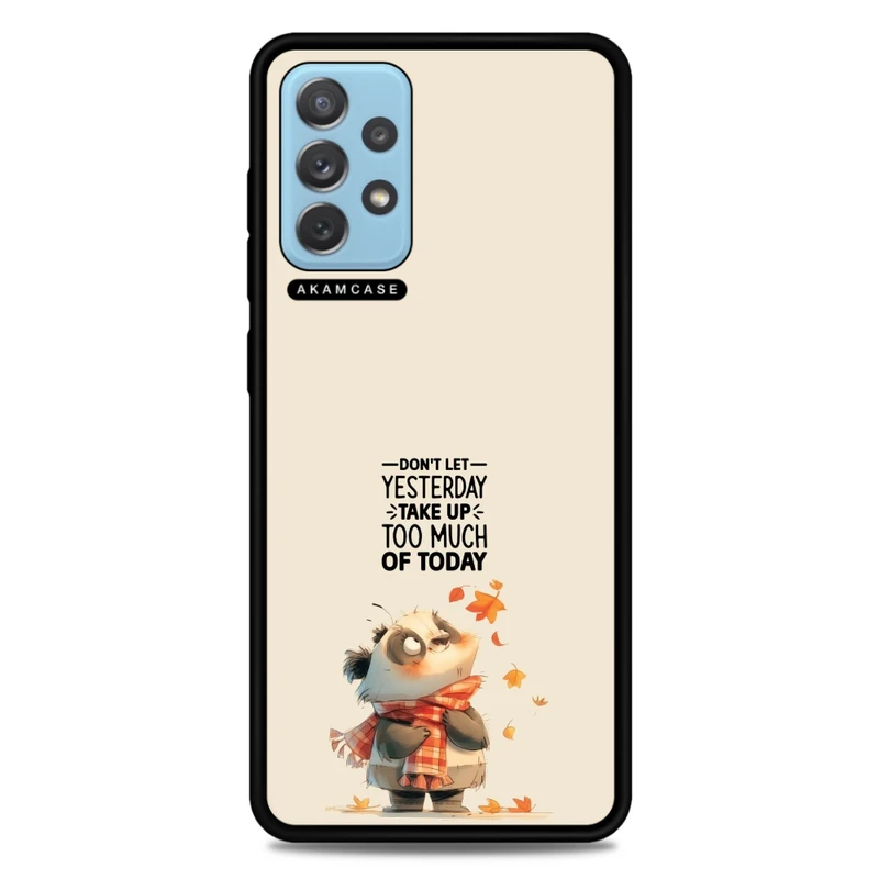 کاور آکام مدل AMC-WSGA72-ANIMALS QOUTES-12 مناسب برای گوشی موبایل سامسونگ Galaxy A72