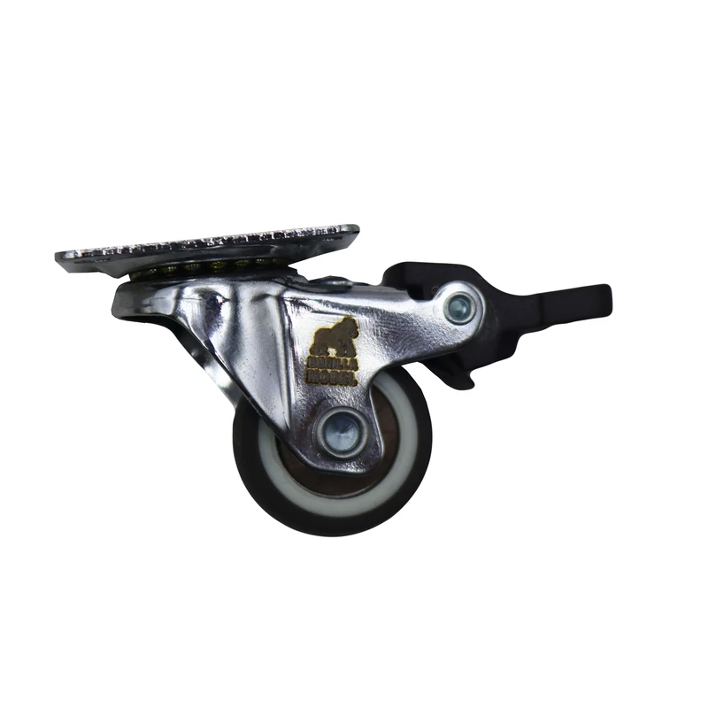 چرخ گردان کفی‌دار مدل ترمز دار کد YPT-GARDAN-25MM