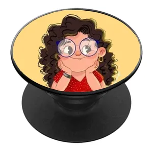 پایه نگهدارنده گوشی موبایل پاپ سوکت مدل دخترک ناز کد 03