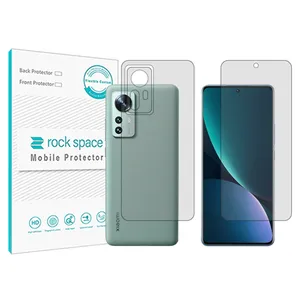 Rockspace transparent screen protector HyGEL model suitable for Xiaomi 12Lite mobile phone along with the back protector