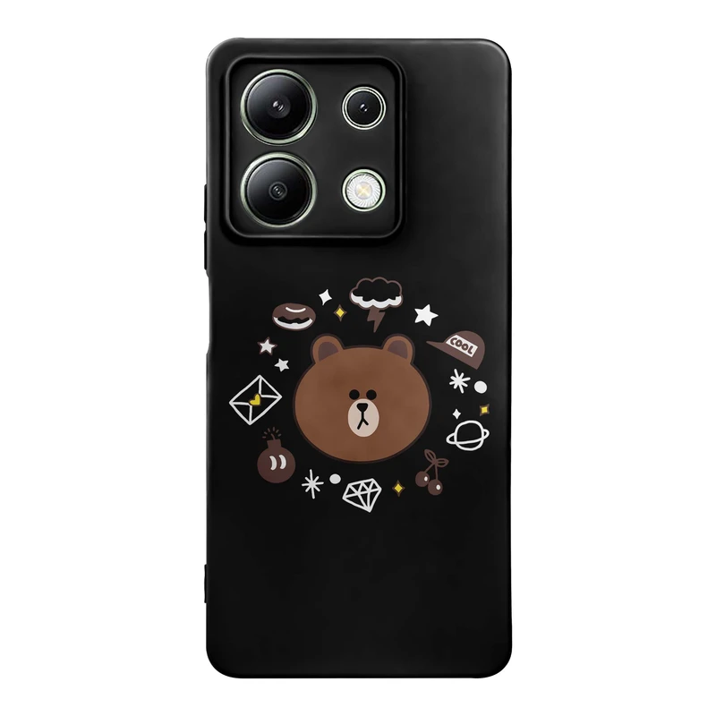 کاور قاب گارد طرح خرس کد s11320 مناسب برای گوشی موبایل شیائومی Redmi Note 13 4G