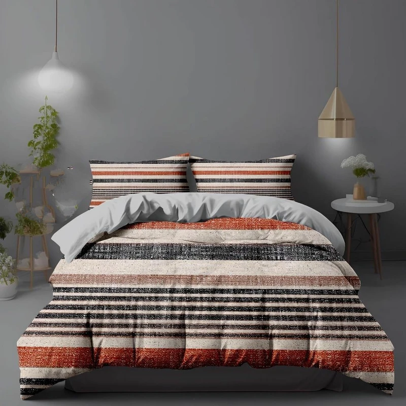 سرویس خواب 2 نفر 6 تکه مدل راه راه