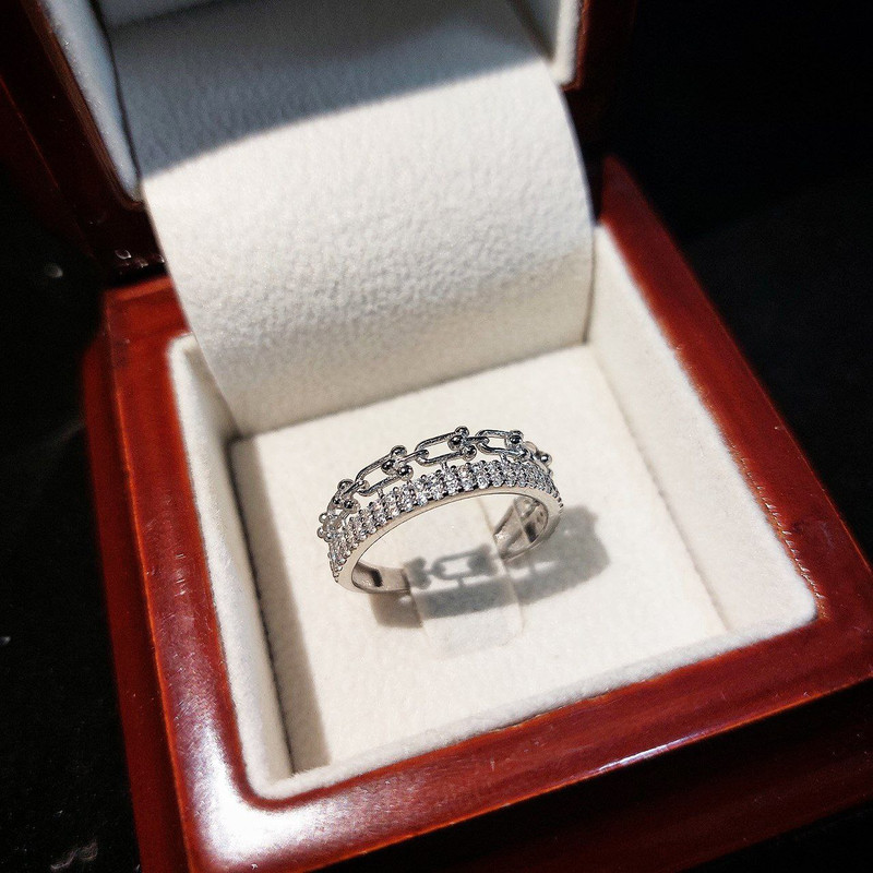 انگشتر نقره زنانه جی تی ای مدل جی نایس