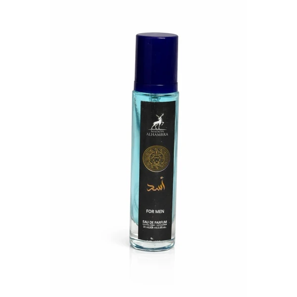 عطر جیبی مردانه الحمبرا مدل اسد اقتصادی با رایحه تلخ حجم 35 میلی‌لیتر