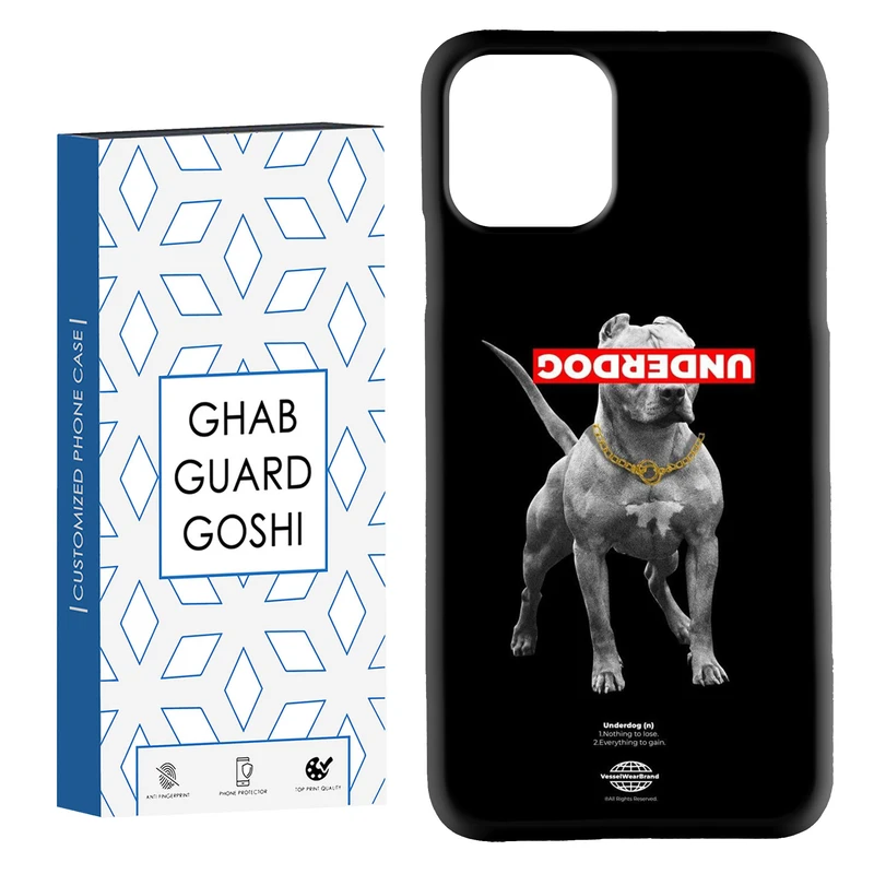 کاور قاب گارد گوشی طرح پیتبول کد Dimo-744 مناسب برای گوشی موبایل اپل  IPHONE 11