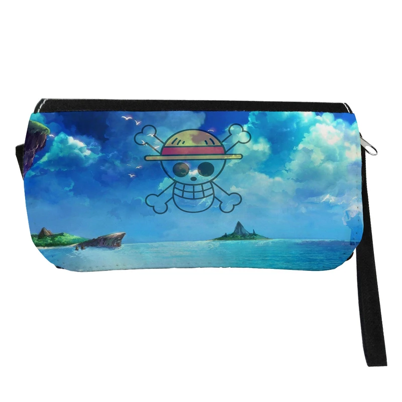 	 جامدادی مدل دوزیپ طرح انیمه وان پیس کد NI1367