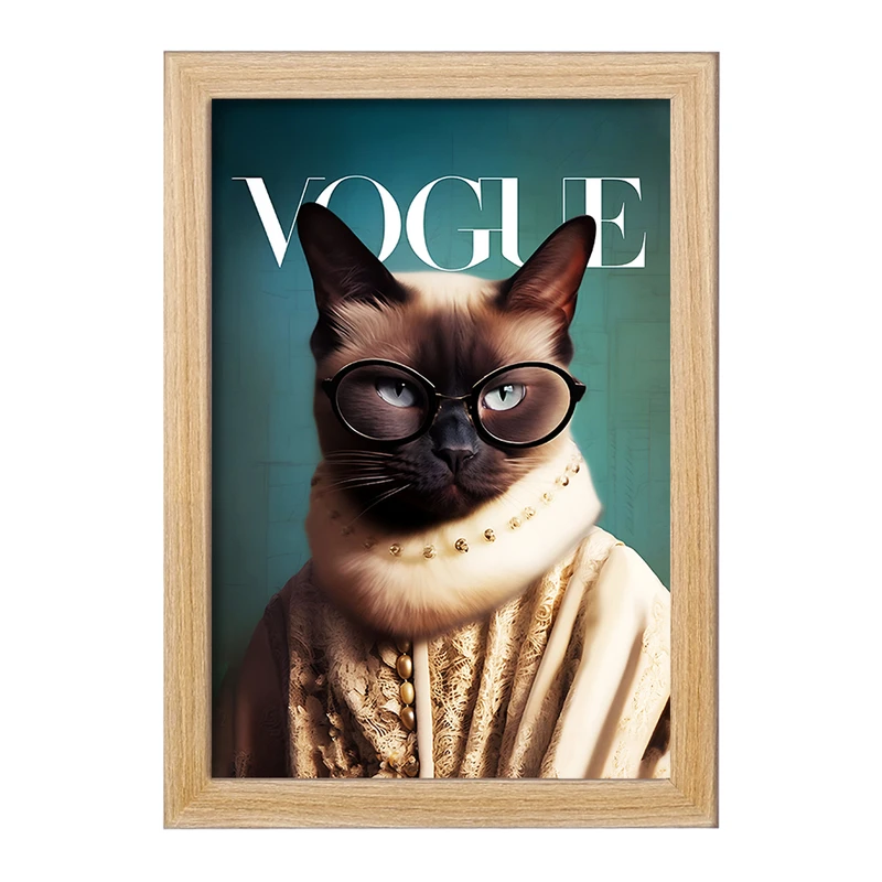 تابلو خندالو مدل گربه کد F10848