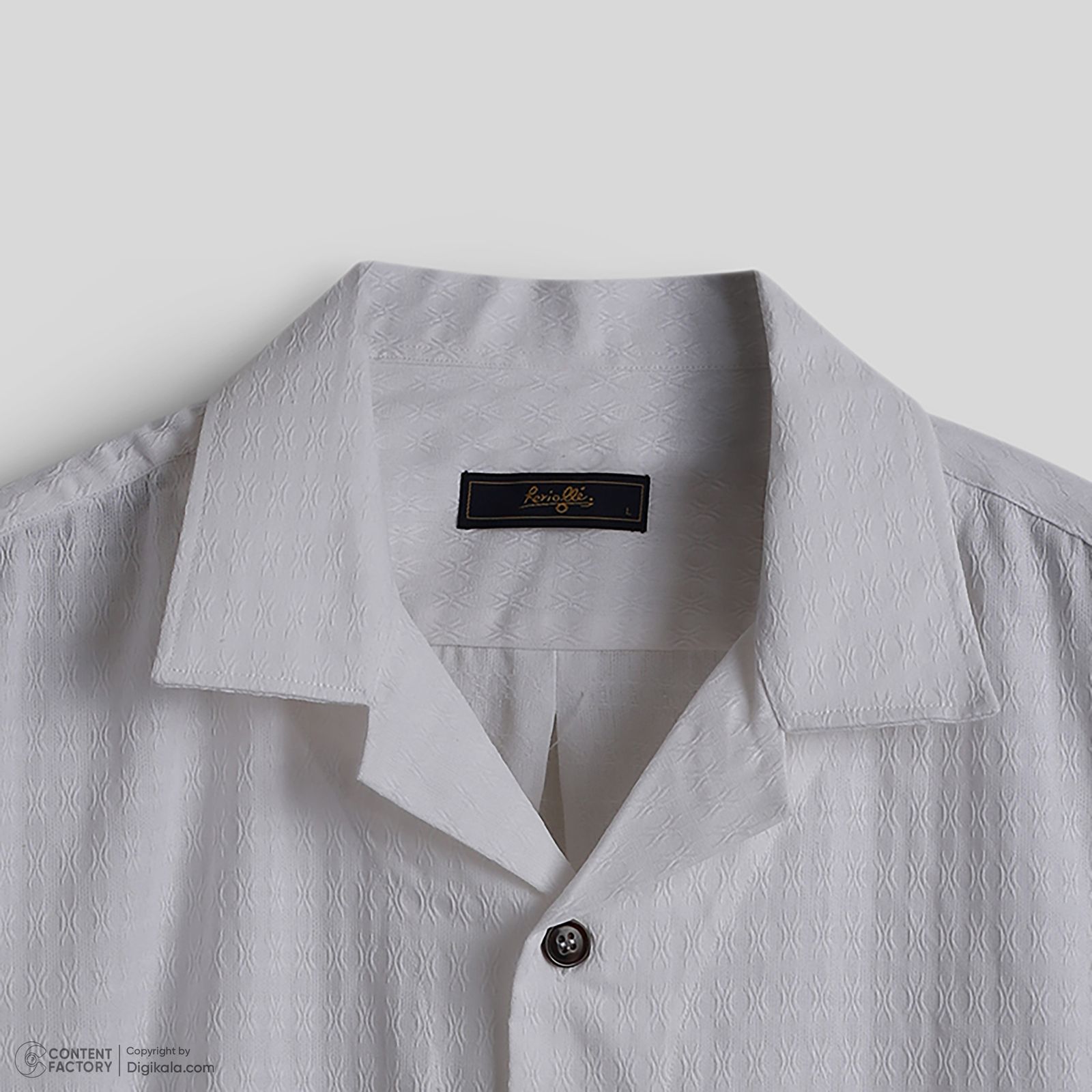 پیراهن آستین کوتاه یقه انگلیسی مردانه فریولی مدل 111210202 -  - 2