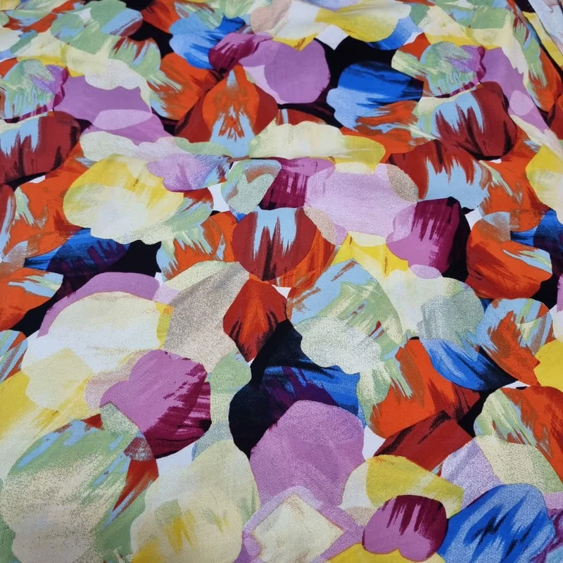 پارچه لباس مدل کودری نخی طرح برگستان کد A