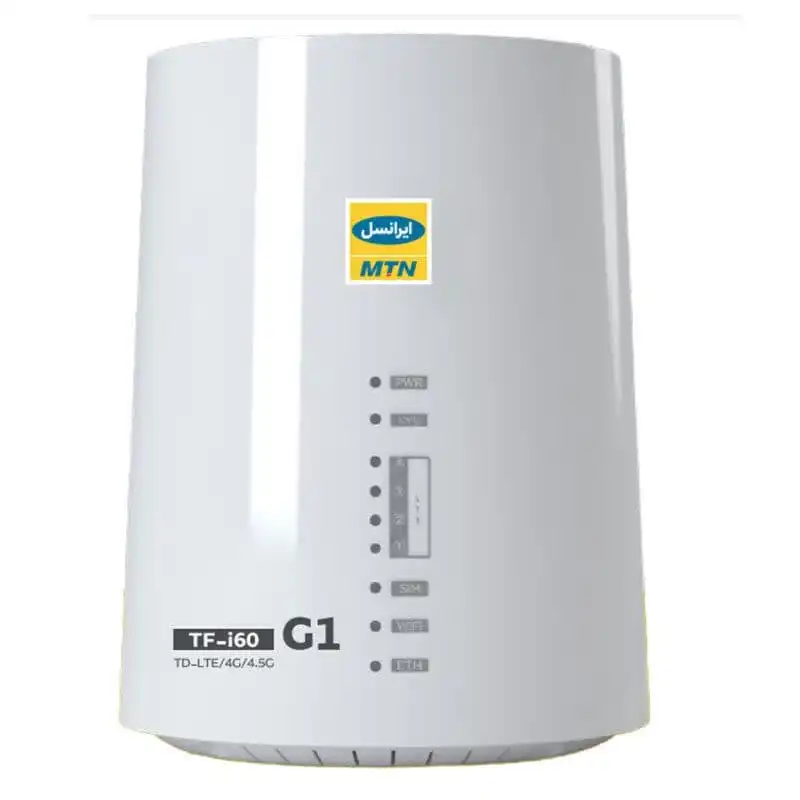 مودم 4G/TD-LTE ایرانسل مدل TF-i60 G1 به همراه دو سیم کارت و 100 گیگ 3 ماهه