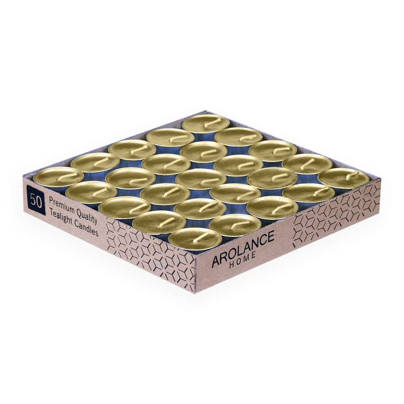 شمع وارمر آرولنس طرح متالیک مدل Metallic بسته 50 عددی