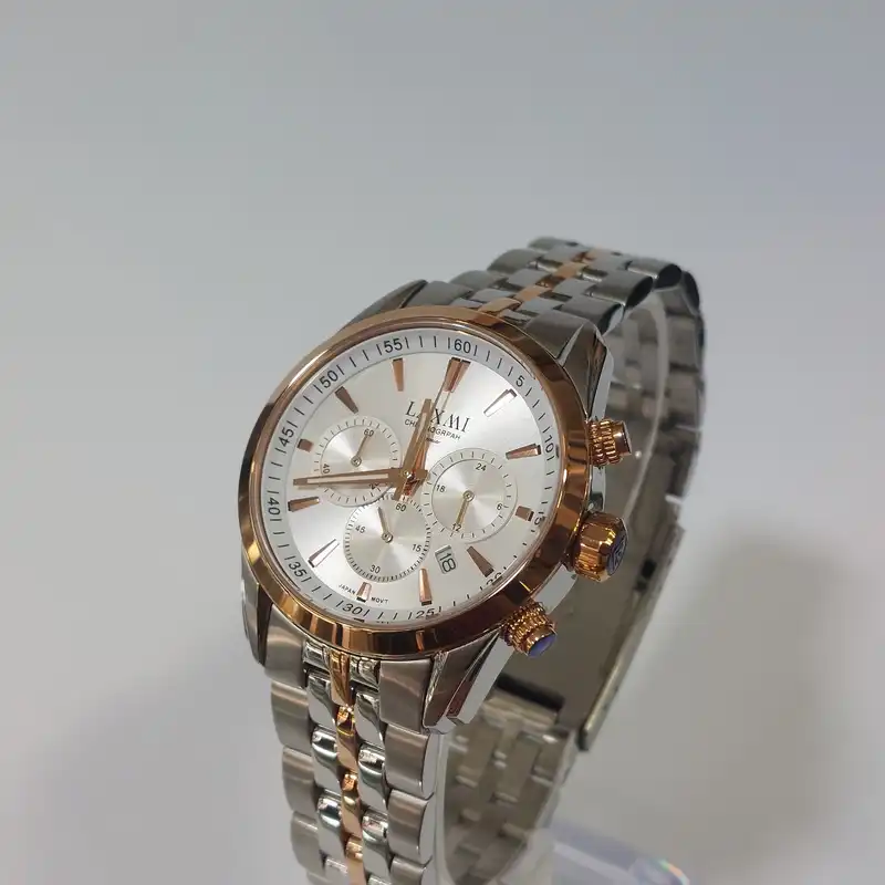 ست ساعت مچی عقربه ای زنانه و مردانه لاکسمی مدل 8539-3