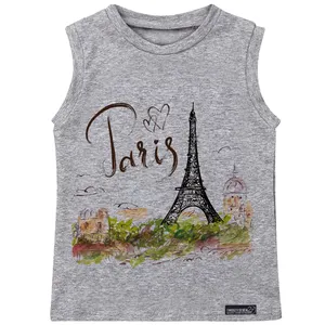 تاپ دخترانه 27 مدل Eiffel Tower Drawing کد MH933