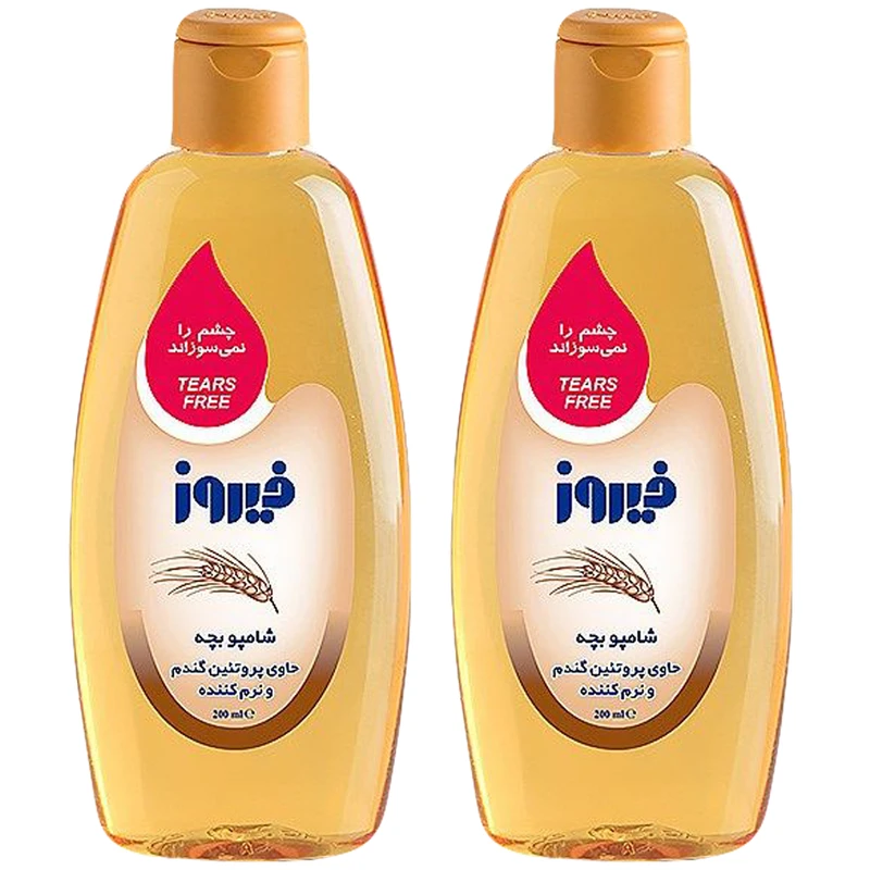 شامپو بچه فیروز مدل A15 حجم 200 میلی لیتر مجموعه 2 عددی